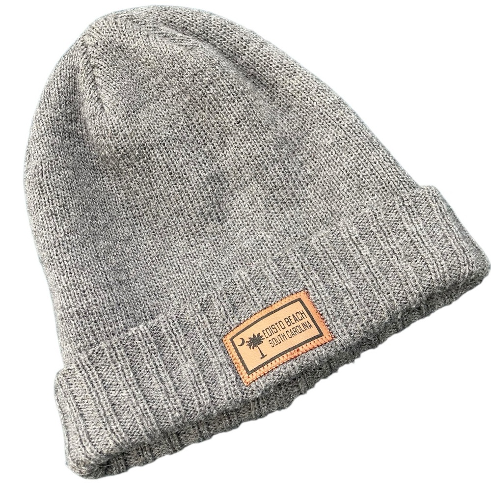 Blue 84 Edisto Beach Gray Knit Beanie